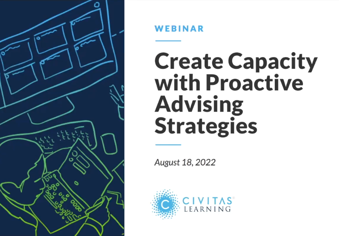 High Impact Advising Strategies Webinar 2022